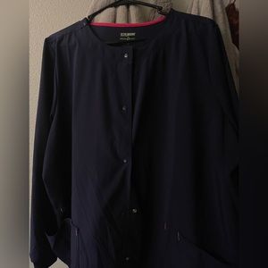 Navy blue Medical Jacket Large